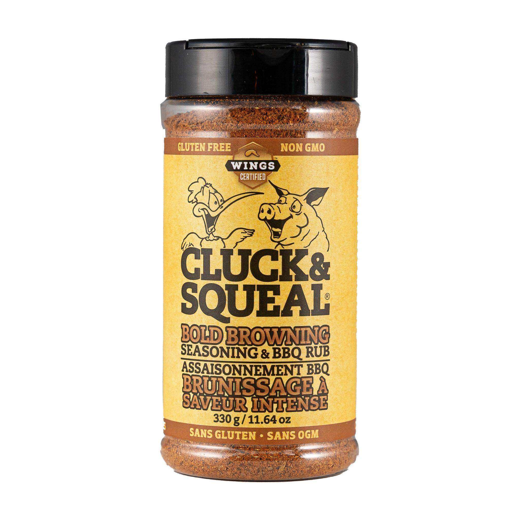 Cluck & Squeal - Original Bold Browning Seasoning & BBQ Rub – Cluck &  Squeal Seasonings and BBQ Rubs.